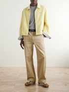 LOEWE - Logo-Embroidered Cotton-Blend Jacket - Yellow