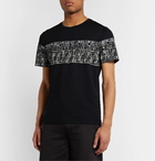 Fendi - Logo-Print Cotton-Jersey T-Shirt - Black