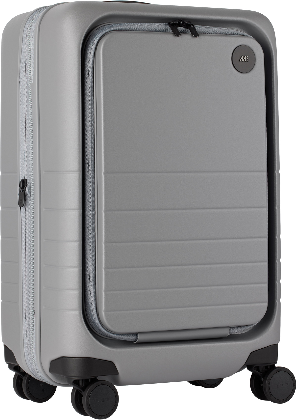 Monos Gray Expandable Carry-On Pro Suitcase