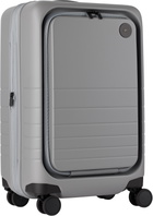 Monos Gray Expandable Carry-On Pro Suitcase