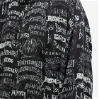 Balenciaga Men's Metal Repeat Logo Shirt in Black
