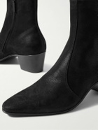 SAINT LAURENT - Vassili Suede Ankle Boots - Black
