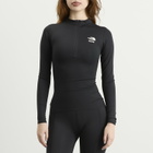 The North Face Women's x SKIMS W Refina Long Sleeve Top in Sk Onyx