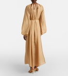 Zimmermann Mahon embellished silk maxi dress