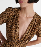 Melissa Odabash Lou cheetah-print maxi dress