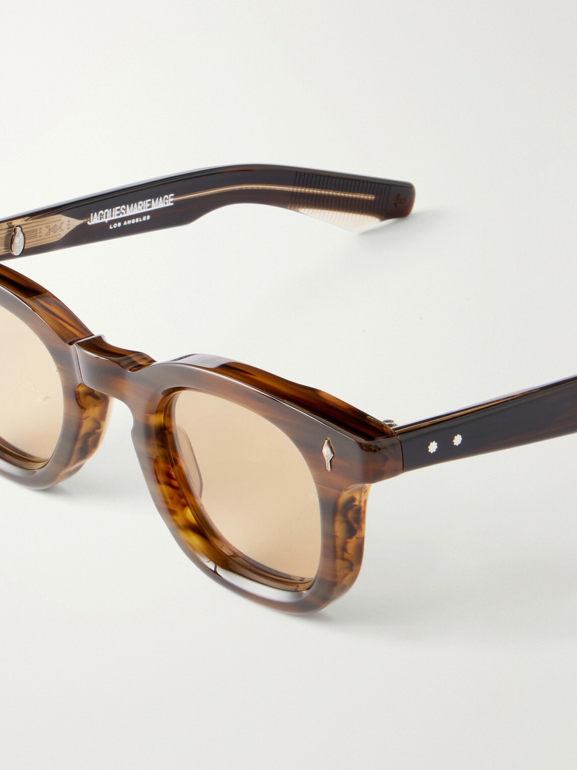 Jacques Marie Mage - Devaux-Round Frame Acetate Sunglasses
