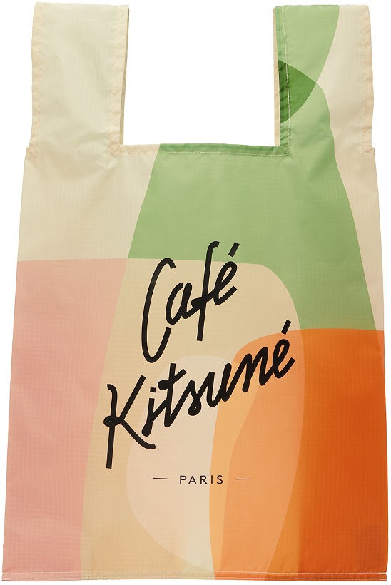 Photo: Maison Kitsuné Multicolor 'Café Kitsuné' Tote