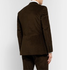 Kingsman - Brown Slim-Fit Cotton-Blend Corduroy Suit Jacket - Brown