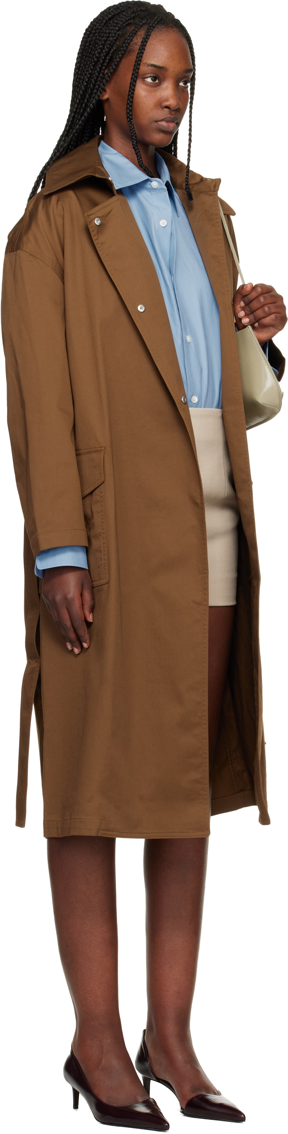 rag & bone Tan Rue Cotton Trench Coat