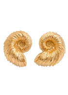 Joanna Laura Constantine Statement Seashell 18kt Gold-plated Stud Earrings - One Size