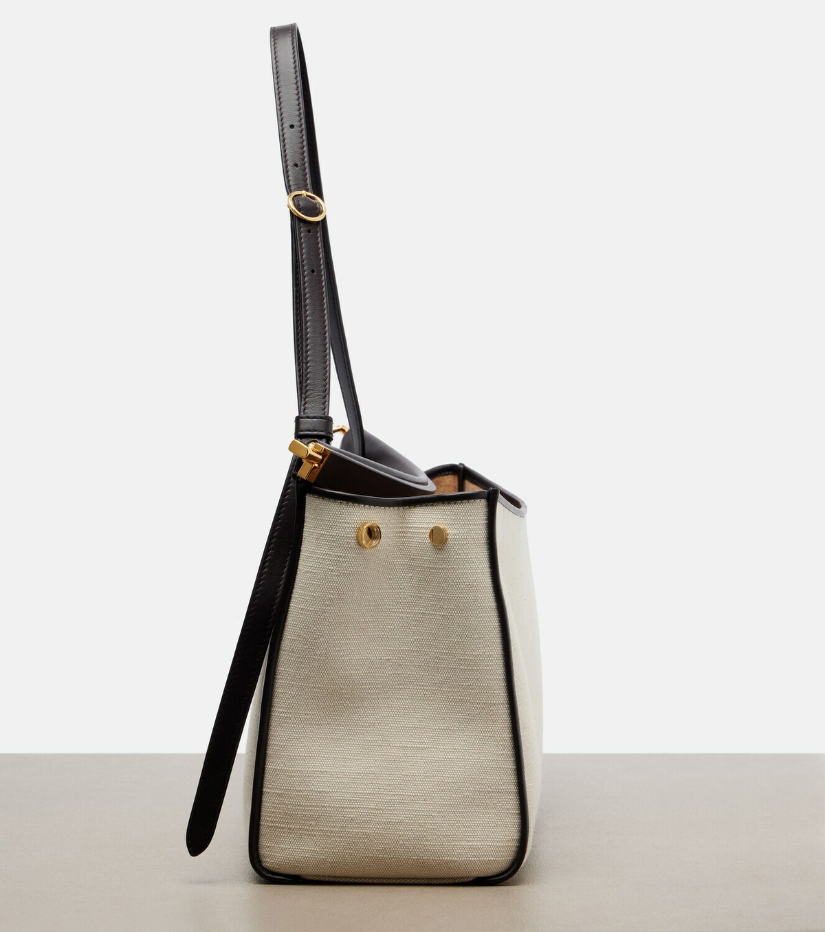 Alaïa Le Click Pocket Large canvas tote bag