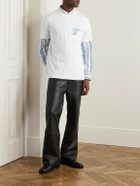 Loewe - Logo-Embroidered Cotton-Jersey T-Shirt - White