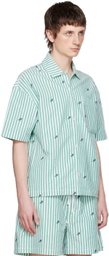 Sergio Tacchini Green & White Granda Shirt