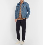 A.P.C. - Attic Checked Wool-Blend Shirt - Men - Tan