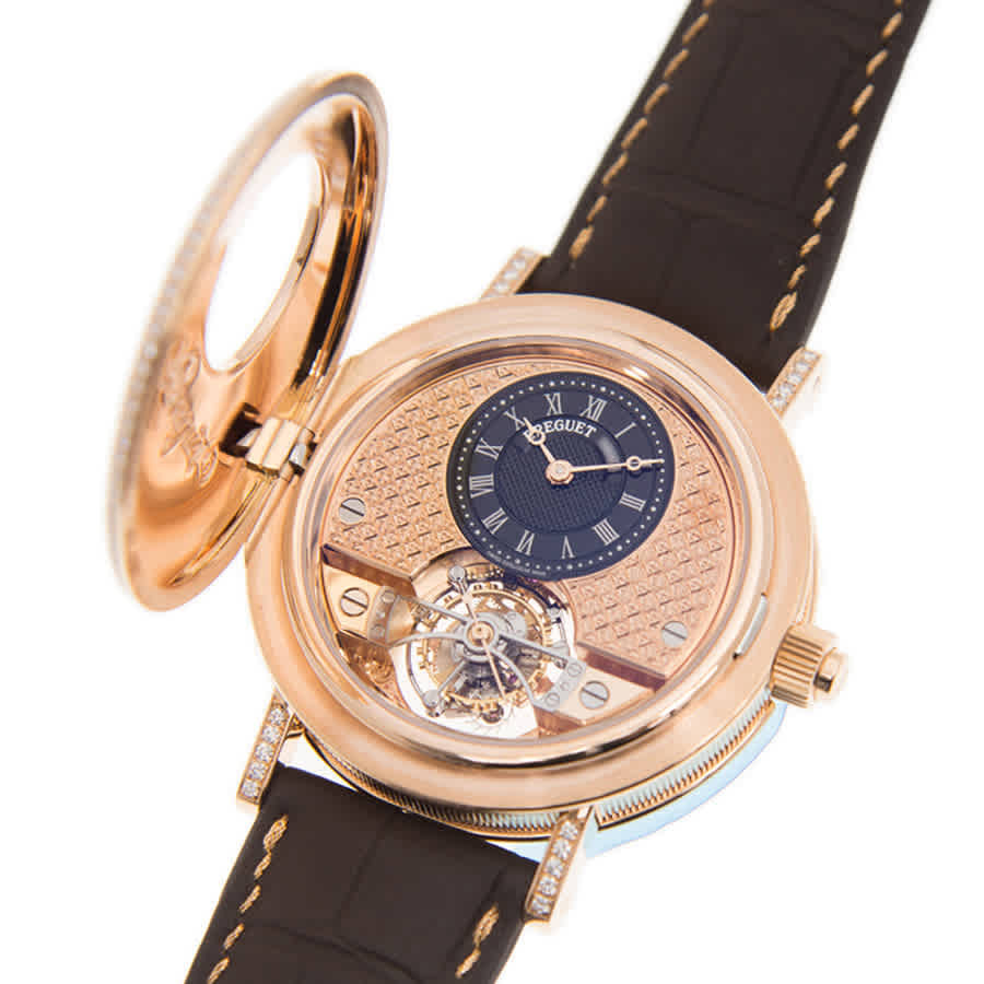 Breguet Classique Hand Wind Diamond Gold Dial Mens Watch 1808BR/92/9W6/DD00