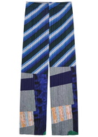 Pleats Please Issey Miyake City College Printed Woven Pleated Trousers Grey