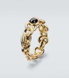 Spinelli Kilcollin Fused Serpens Large 18kt gold ring with diamond