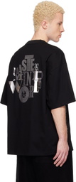 MASTERMIND WORLD Black MW Foil Logo SS T-shirt