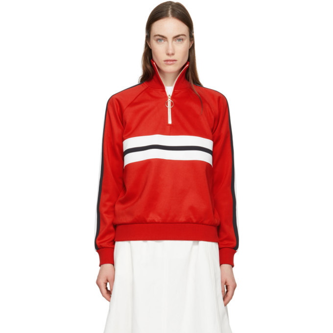 Photo: Harmony Red Sidonie Zip-Up Sweater