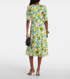 Diane von Furstenberg Jemma floral crêpe midi dress