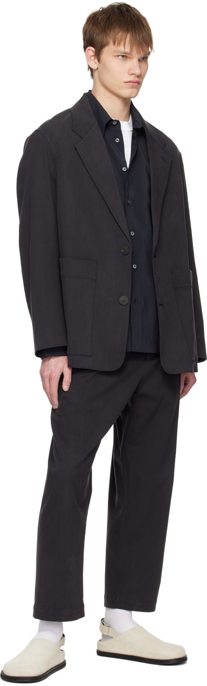 Studio Nicholson Navy Conde Blazer Studio Nicholson