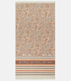 Etro Ischia paisley cotton beach towel