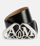 Alexander McQueen Monogram leather belt