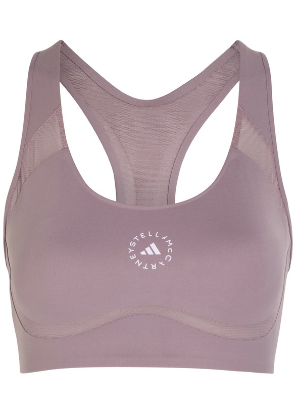 Photo: Adidas X Stella Mccartney Power Impact Stretch-jersey Training bra Purple