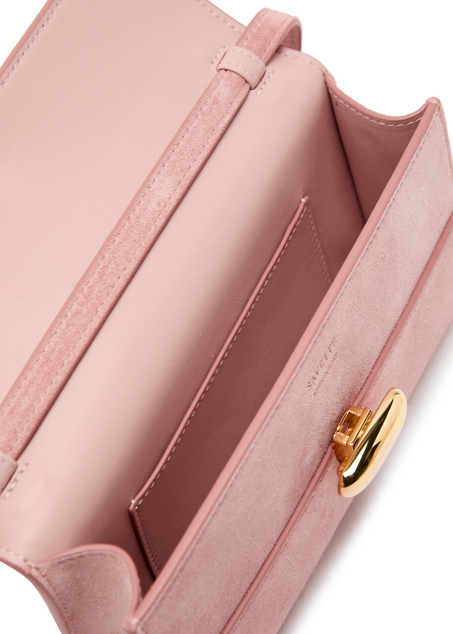 Savette Symmetry Mini Suede Cross-body bag - Pink - One Size