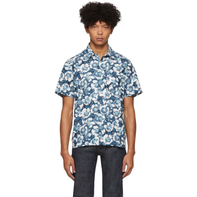 Photo: A.P.C. Blue Floral Joseph Shirt