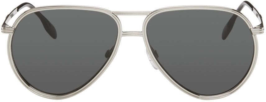 小物 BURBERY rimless oval sunglasses silver Burberry 1990's Rimless Oval Sunglasses For Sale at 1stDibs