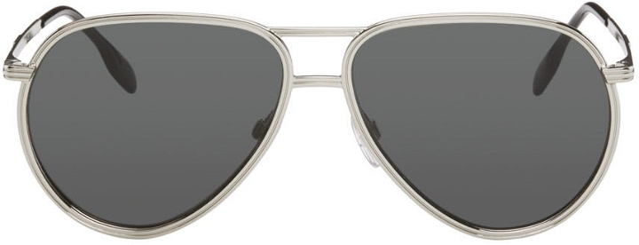 Photo: Burberry Silver Scott Sunglasses