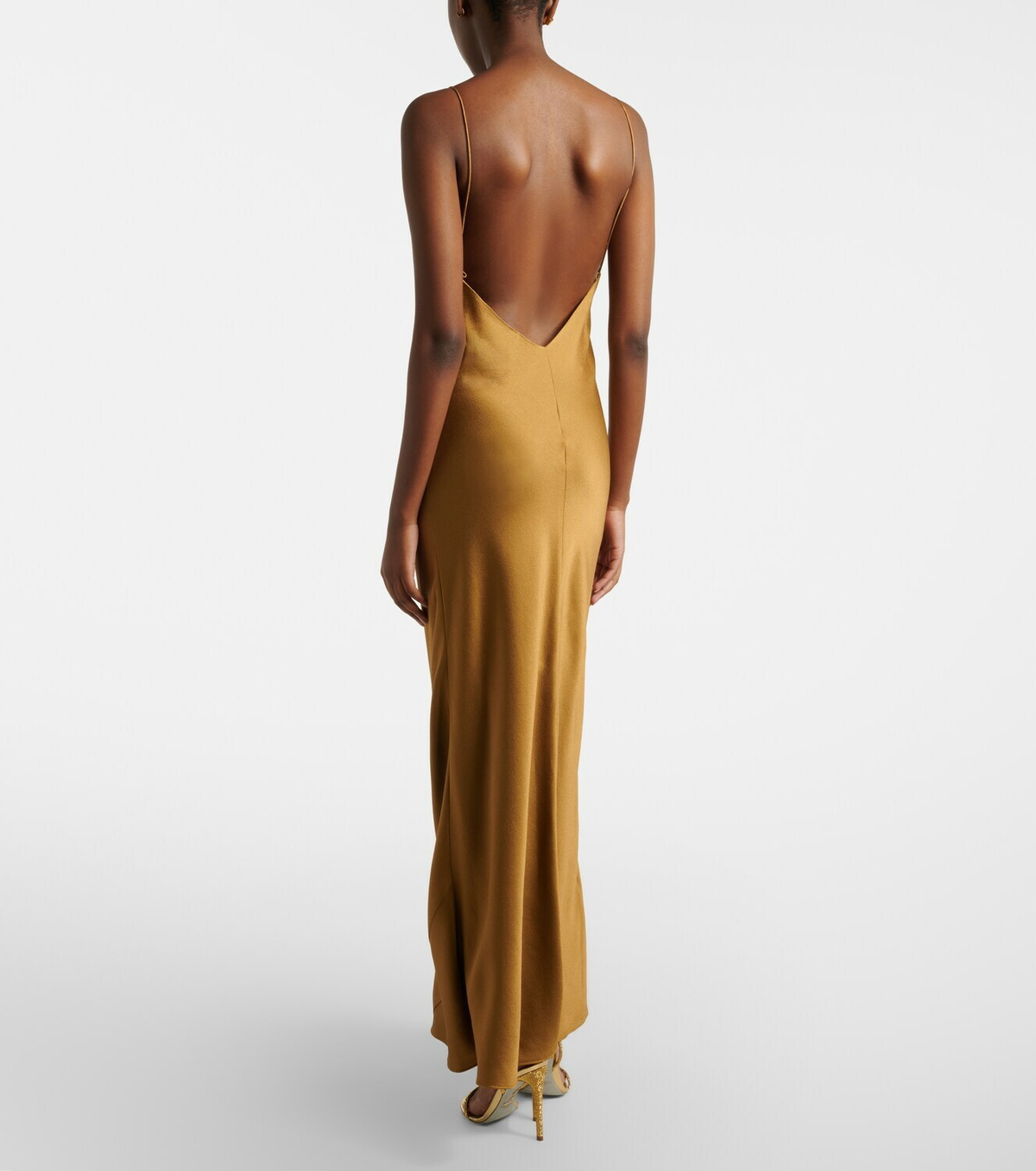 Blazé Milano Manipur satin slip dress