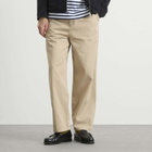 A.P.C. Men's Ricky Double Pleat Chinos in Beige