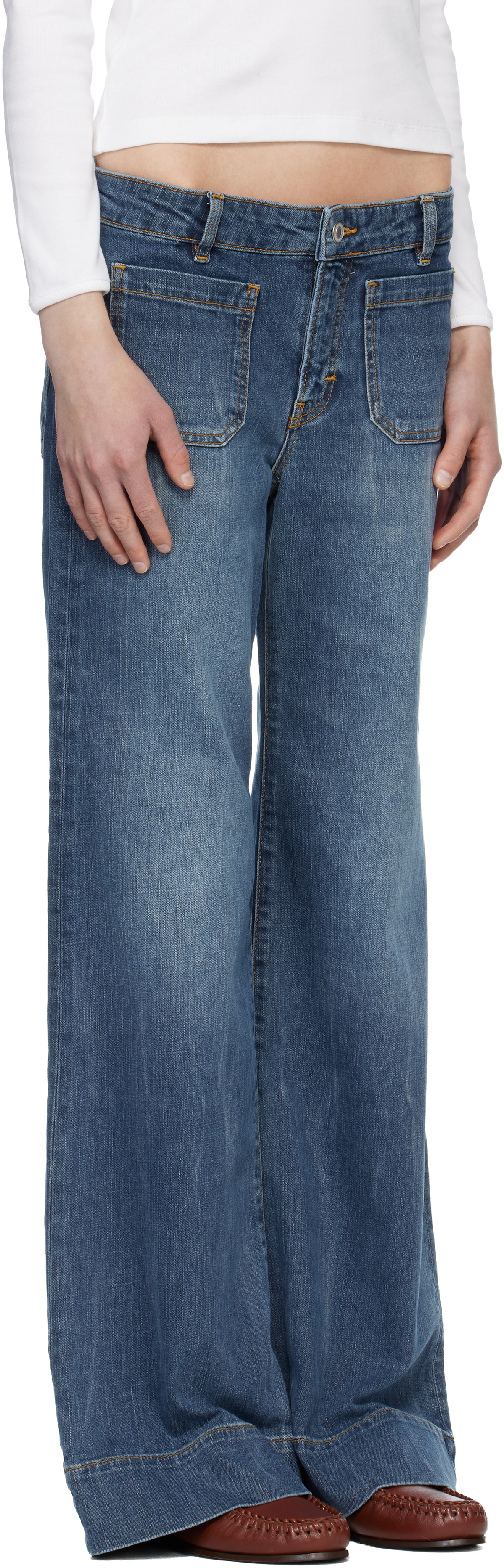 JEANERICA Blue St Monica Low Jeans
