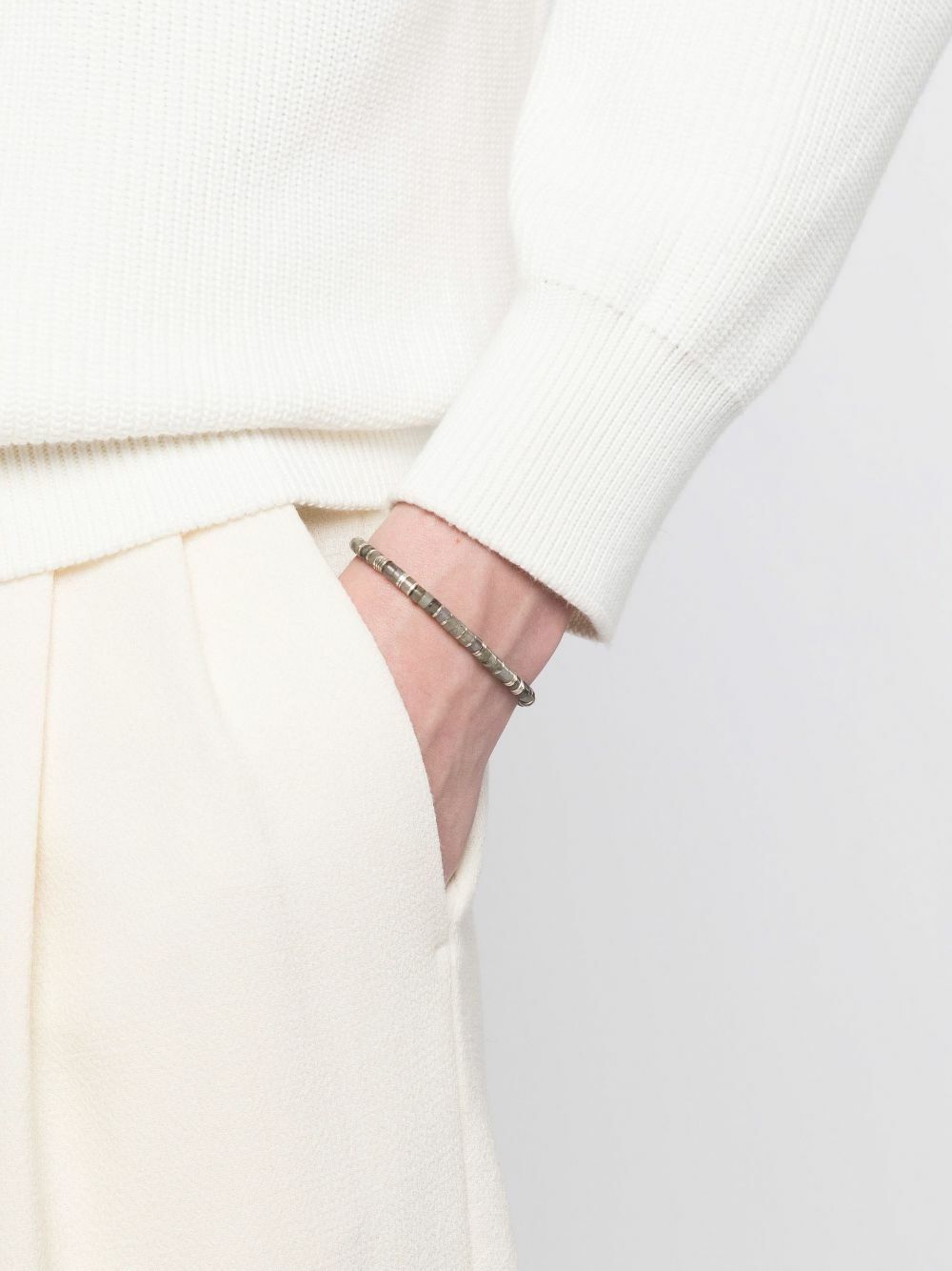 MAOR Silver-Tone Tucson Beaded Bracelet