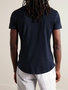Orlebar Brown - OB-T Slim-Fit Cotton and Silk-Blend Jersey T-Shirt - Blue