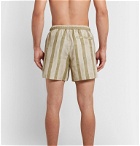 Acne Studios - Warrick Slim-Fit Mid-Length Striped Swim Shorts - Neutrals