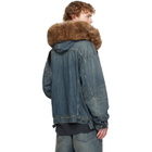 Balenciaga Blue Boxy Denim Jacket