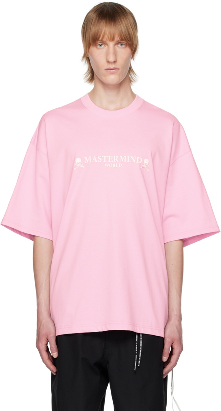 Photo: mastermind WORLD Pink Bonded T-Shirt