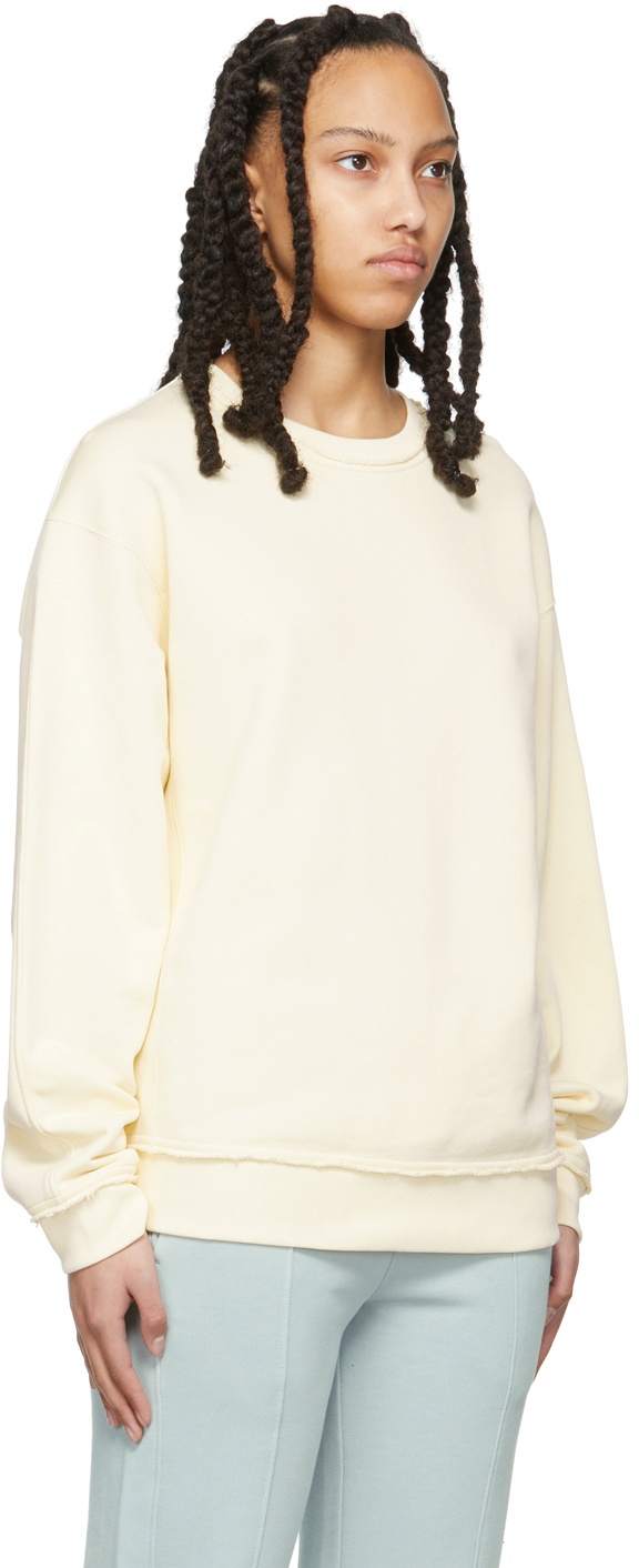 Helmut Lang Yellow Trapunto Sweatshirt Helmut Lang