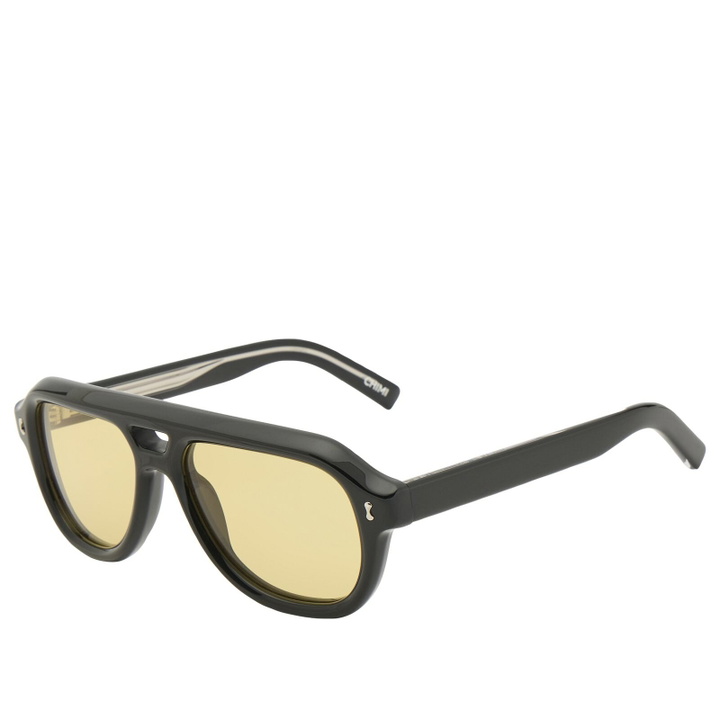 Photo: CHIMI Niko Sunglasses in Black/Brown Yellow 