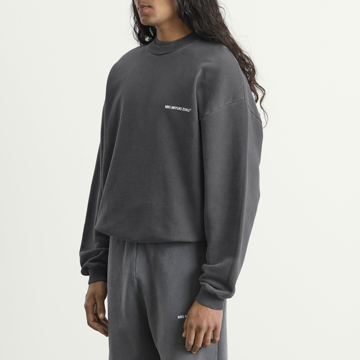 MKI Men's Uniform Crewneck in Pigment Black