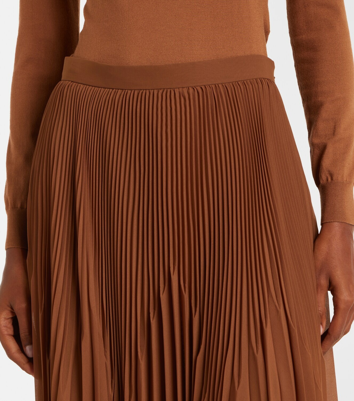Ralph Lauren Collection Plissé maxi skirt