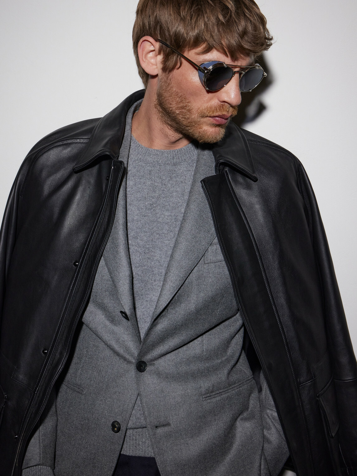 Garrett Leight California Optical - Ocampo Round-Frame Metal Sunglasses