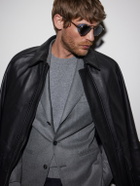 Garrett Leight California Optical - Ocampo Round-Frame Metal Sunglasses