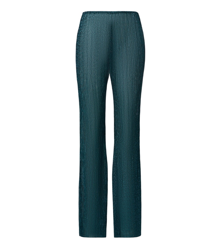 Photo: Cala de la Cruz Dries lamé wide-leg pants
