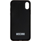 Moschino Black Teddy Bear iPhone X Case