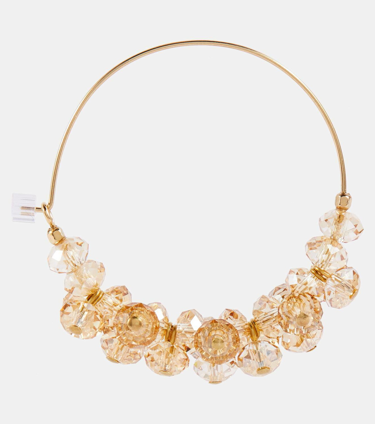Isabel Marant Polly Large embellished hoop earrings