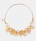 Isabel Marant Polly Large embellished hoop earrings